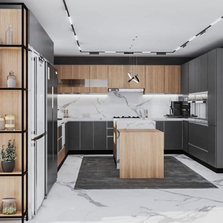 Decorative Kitchen Cabinet | CCL Interior Design