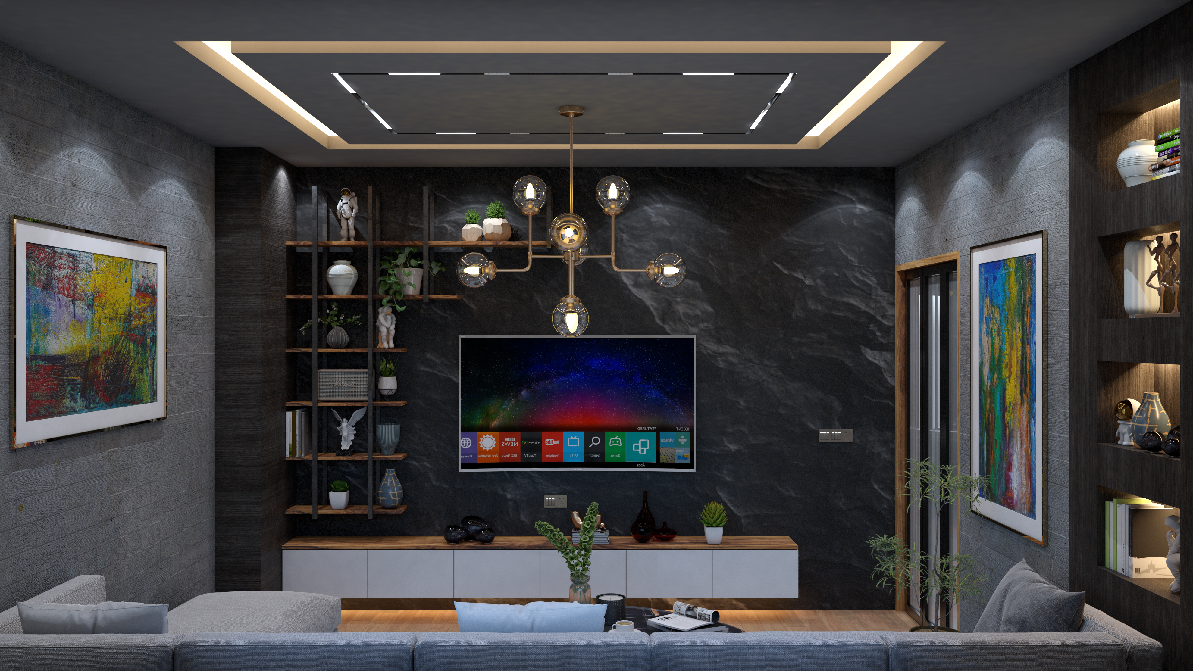 Rustic Interior Design in Gulshan Apartment – A Unique Natural Living Concept by CCL Interior