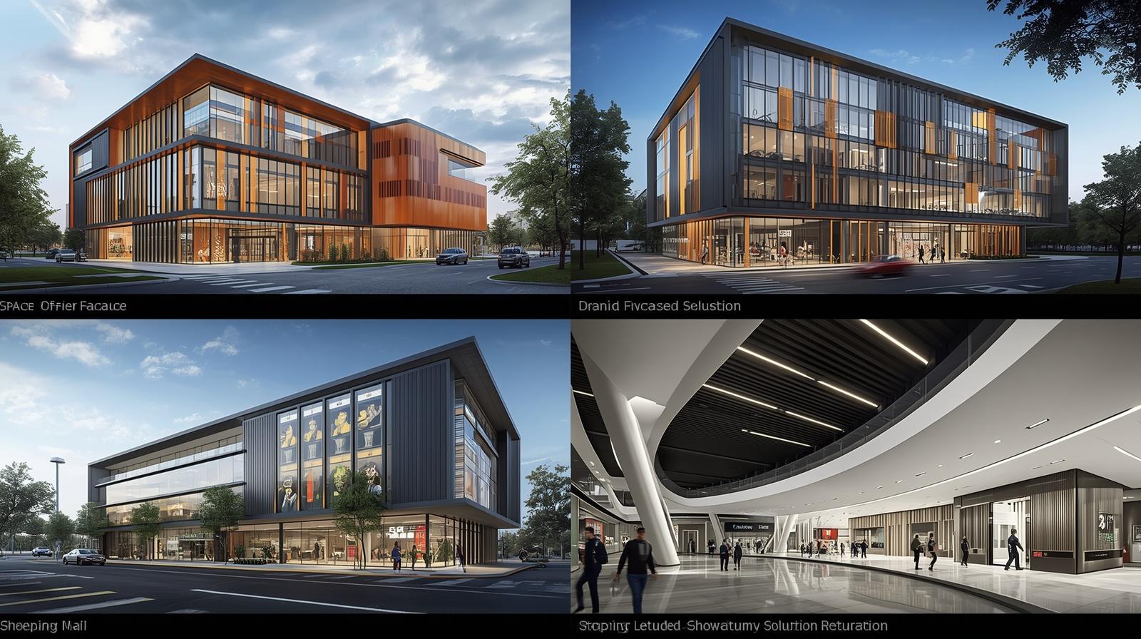 Space-efficient and brand-focused architectural design for commercial buildings Helpful: Professional architectural planning for office complexes, shopping malls, and showrooms ,Space-Efficient Architectural Solutions for Offices, Malls & Showrooms by CCL Interior