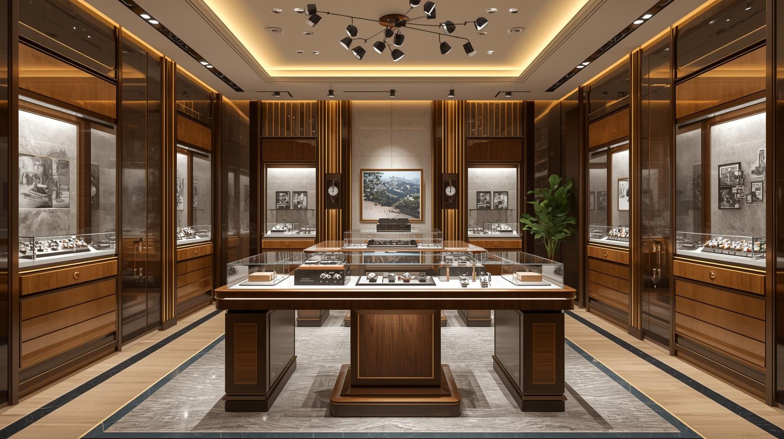 Luxury Jewelry and Watch Retail Interior Design by CCL Interior
