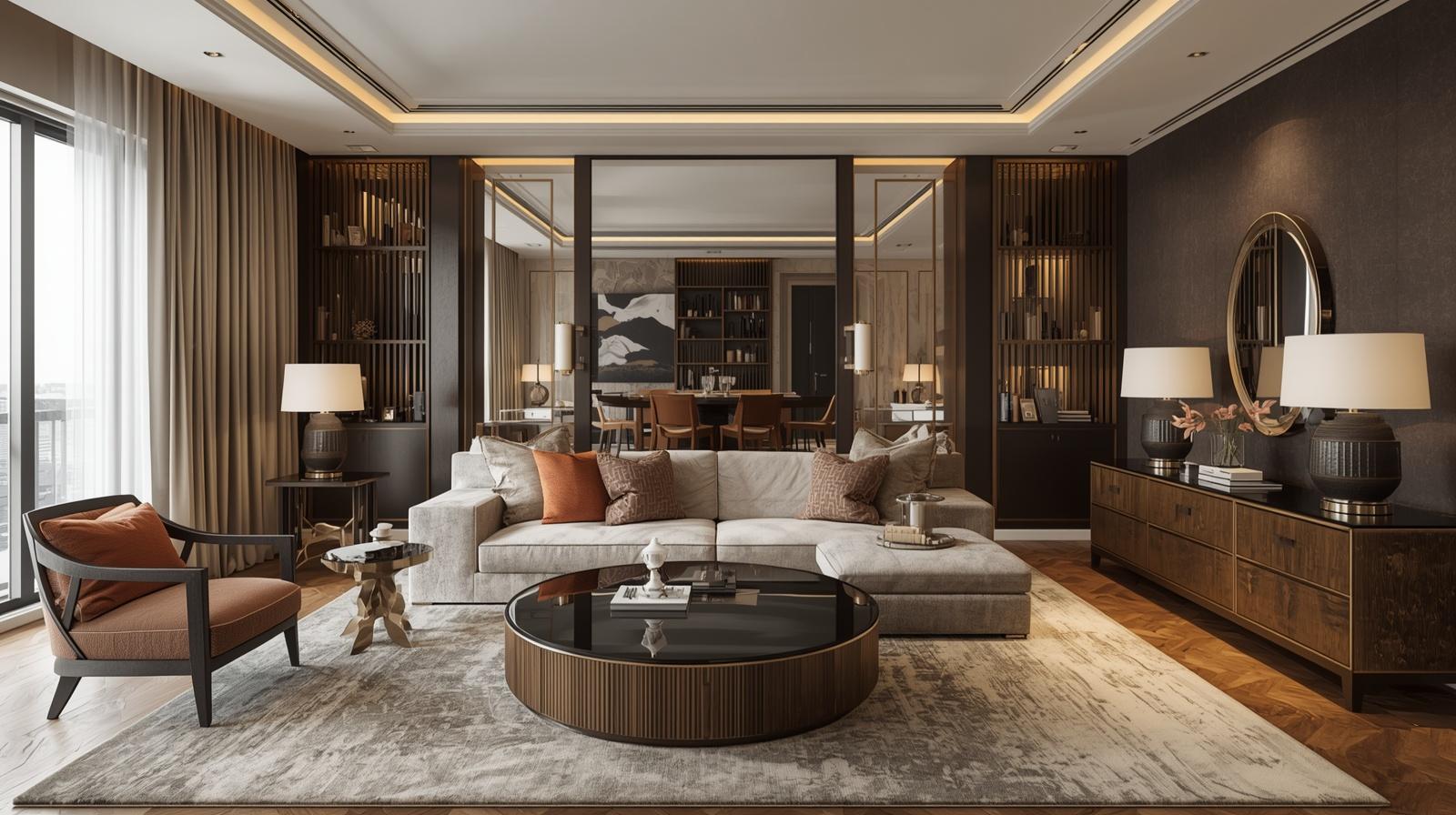 Customized home interior space planning and furniture design by CCL Interior