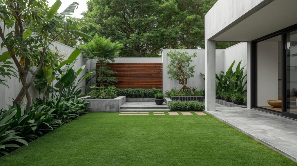 Modern landscape design and aesthetic garden planning by CCL Interior Outdoor landscape architecture, green space design, and lawn planning