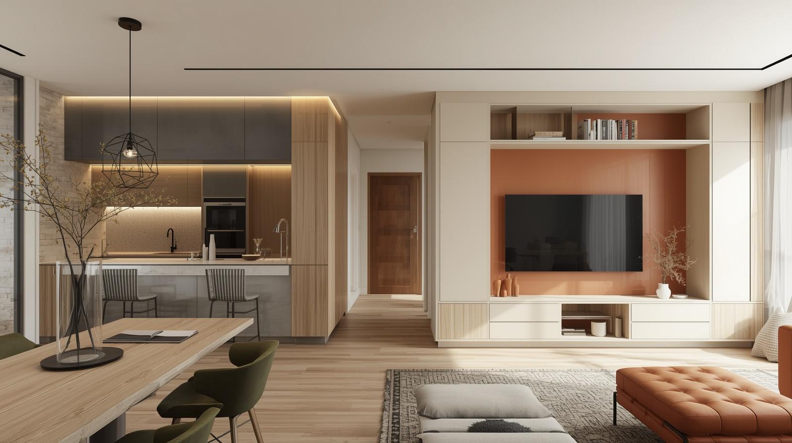 Modern residential home and flat renovation with space optimization Helpful: Professional home interior remodeling and renovation by CCL Interior