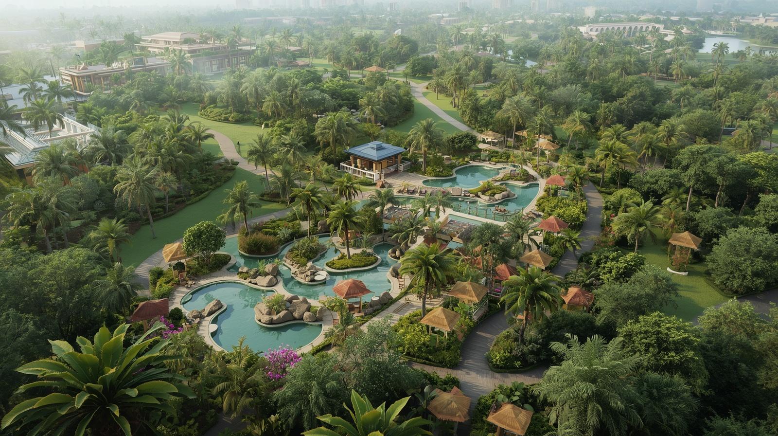 Professional resort and eco-park landscape master planning for tourism Helpful: Sustainable eco-park design and large-scale resort landscaping by CCL Interior