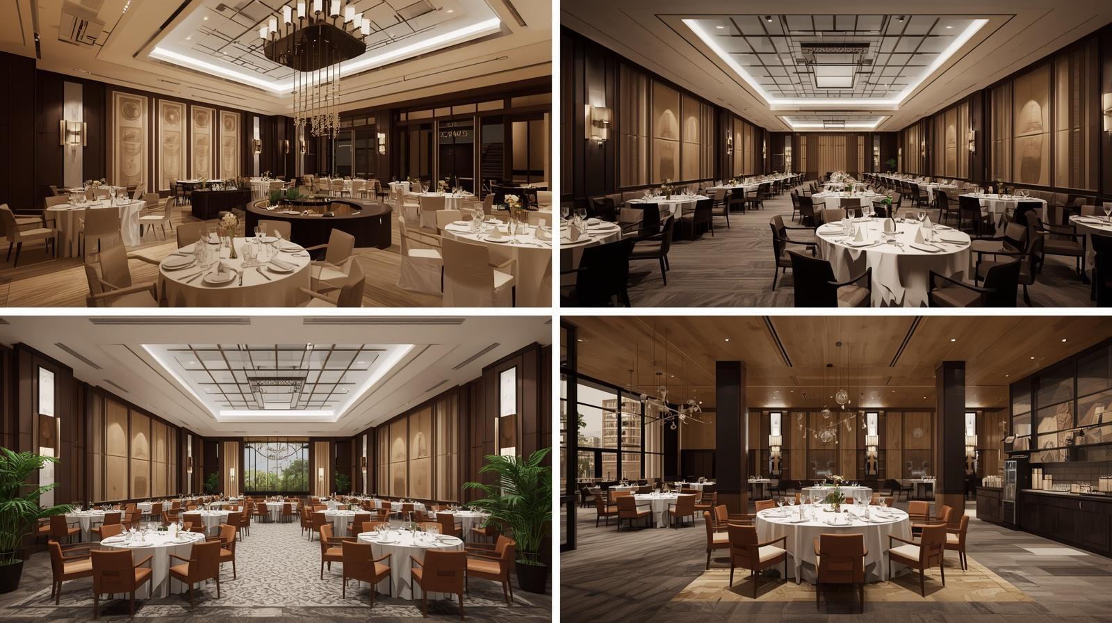 best Restaurant & Banquet Hall Interior Design