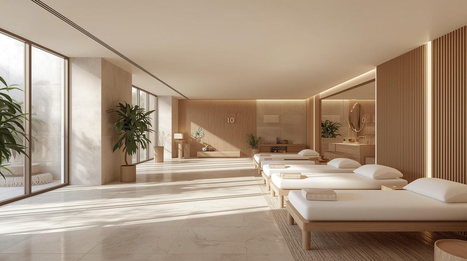 Premium Wellness, Spa, and Gym Interior Design